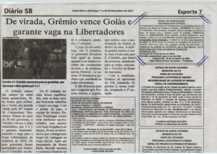 SITESSCH - Sindicato dos Trabalhadores em Estabelecimentos de Servios de Sade de Chapec e regio A Diretoria do SITESSCH convoca para a assembleia de prestação de contas 2023. Dia 11 de dezembro as 8h30 na sede do...